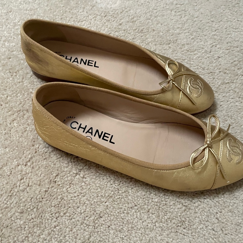 CHANEL ballet flats. Ballerinas. EUC sz 7